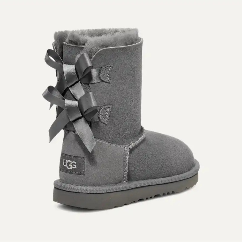 UGG Grey Bailey Bow Boots